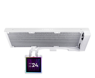 Lian Li HydroShift II LCD-S 360N RGB LCD Fanless White 360mm - 1486800 - zdjęcie 4